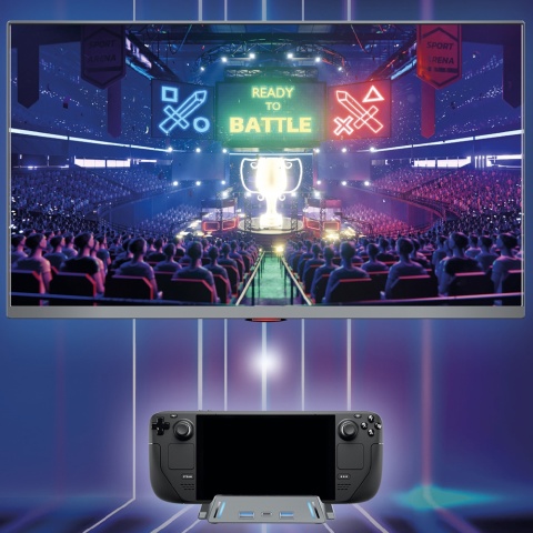 Unitek Stacja dokująca Cooling Dock Pro Steam Deck 100W 8K chłodząca