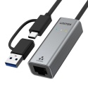 Unitek U1313C Przejściówka USB A C na RJ45 2.5G Ethernet wydajna