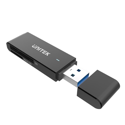 Unitek Y-9327A Czytnik kart SD microSD USB 3.0 szybki kompaktowy