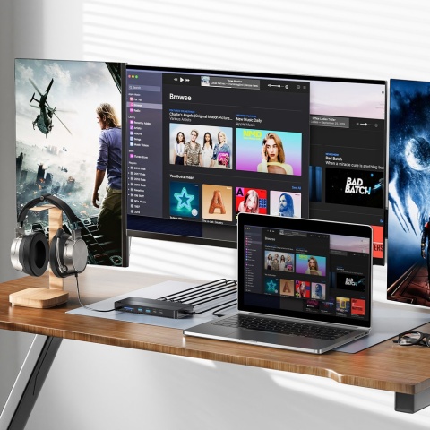 Stacja dokująca Unitek D1104A 13w1 MST HDMI 8K DP PD 100W USB hub RJ45