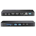 Stacja dokująca Unitek D1104A 13w1 MST HDMI 8K DP PD 100W USB hub RJ45