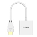 Unitek Adapter HDMI na VGA Full HD 1080p 60Hz kompaktowy biały