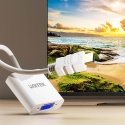 Unitek Adapter HDMI na VGA Full HD 1080p 60Hz kompaktowy biały