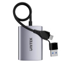 Unitek Adapter USB C A 2x HDMI Full HD MST kompaktowy multimonitor lekki