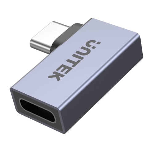 Unitek Adapter USB-C Kolankowy 40Gbps 8K 240W PD kompaktowy