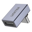 Unitek Adapter USB-C kątowy 40Gbps 240W szybkie ładowanie 8K