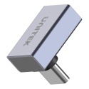 Unitek Adapter USB-C kątowy 40Gbps 240W szybkie ładowanie 8K