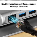 Unitek D1109B01 podstawka pod laptop z hubem USB-C 4K PD 100W obrotowa