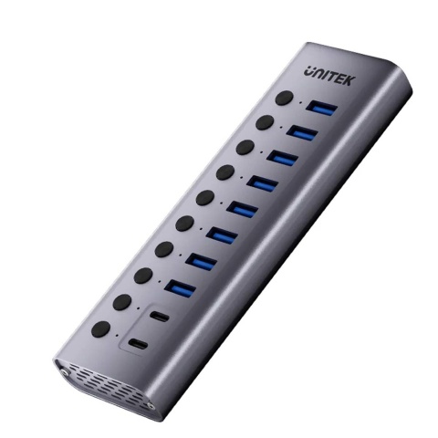 Unitek Hub H1315 USB C USB A 10w1 5Gbps wydajny z przełącznikami portów