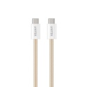 Unitek Kabel C14141ACL01-1M USB C PD 100W magnetyczny 1m beżowy
