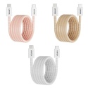 Unitek Kabel C14141ACL01-1M USB C PD 100W magnetyczny 1m beżowy