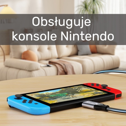 Unitek Kabel Ethernet USB C RJ 45 3m szybki adapter LAN 5 Gbps