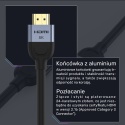 Unitek Kabel HDMI 2.1 8K 60Hz 1,5m gaming wysokoprzepustowy 48Gbps