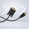 Unitek Kabel HDMI na VGA 2m Full HD 60Hz stabilny konwerter