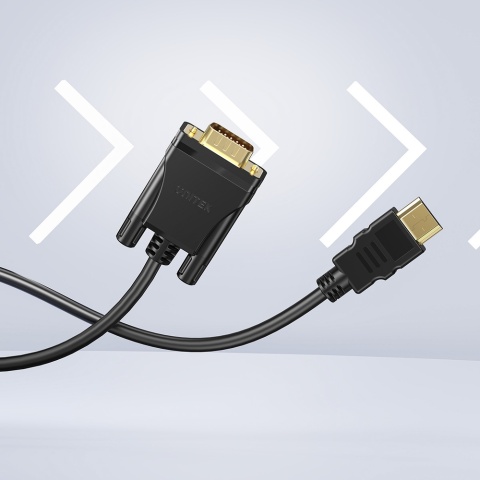 Unitek Kabel HDMI na VGA 2m Full HD 60Hz stabilny konwerter