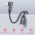 Unitek Kabel USB C kątowy 90° PD100W 5m nieplączący