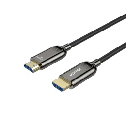 Unitek Kabel optyczny HDMI 2.1 AOC 10m 8K 120Hz aktywny złote wtyki 40 Gbps