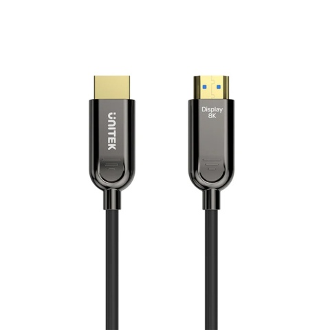 Unitek Kabel optyczny HDMI 2.1 AOC 20m 8K 120Hz aktywny pozłacany 40Gbps