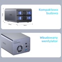 Unitek Kieszeń na dyski S1308A01 2,5 3,5 SATA HDD SSD 40TB LED