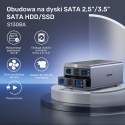 Unitek Kieszeń na dyski S1308A01 2,5 3,5 SATA HDD SSD 40TB LED