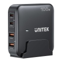 Unitek Ładowarka biurkowa GaN 100W 2xUSB-C 2xUSB-A szybka do laptopa