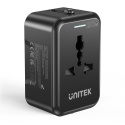 Unitek Ładowarka podróżna PD 20W uniwersalny adapter 2xUSB GaN