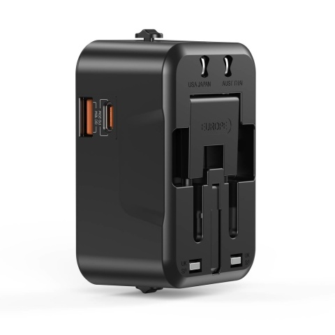 Unitek Ładowarka podróżna PD 20W uniwersalny adapter 2xUSB GaN