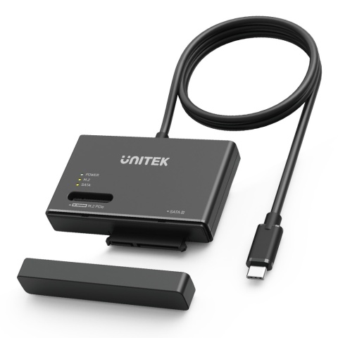 Unitek Mostek USB-C S1232A01-EU adapter SATA M.2 NVMe uniwersalny SSD