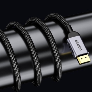 Unitek Przewód DisplayPort 2.1 3m 8K 120Hz kabel gamingowy 80Gbps