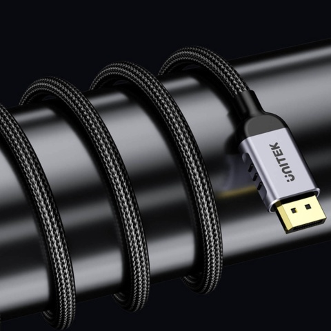 Unitek Przewód DisplayPort 2.1 8K 120Hz 1.5m wytrzymały
