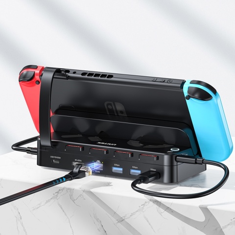Unitek Stacja dokująca G1002G01 Nintendo Switch 4K PD 100W wielofunkcyjna