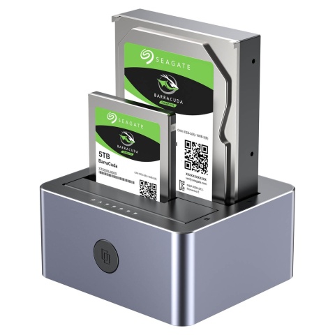 Unitek Stacja klonująca dysków 2x SATA USB-C 10Gbps szybka kieszeń SSD HDD