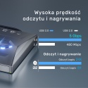 Unitek T1037A01 Nagrywarka zewnętrzna DVD CD hub USB 5Gbps czytnik SD