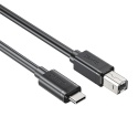 Unitek kabel do drukarki USB C na USB B 2.0 5m czarny wytrzymały