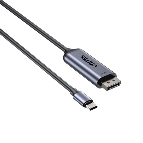 Kabel Unitek 8K USB C do DisplayPort dwukierunkowy 1.5m
