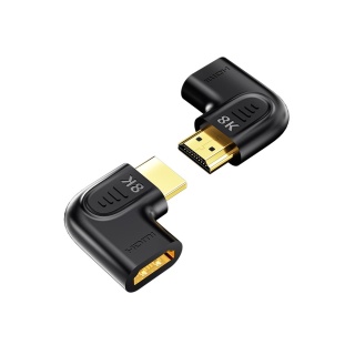 Unitek Adapter HDMI 8K 90 i 270 stopni płaski kątowy kompaktowy