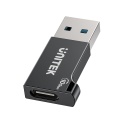Unitek Adapter USB-A do USB-C 10Gbps czarny kompaktowy