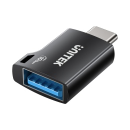 Unitek Adapter USB-C do USB-A 10Gbps kompaktowy szybki czarny