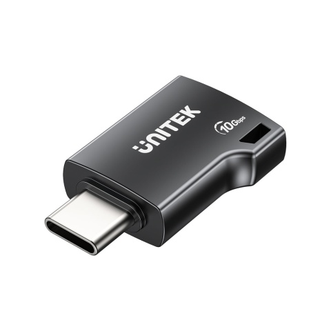 Unitek Adapter USB-C do USB-A 10Gbps kompaktowy szybki czarny