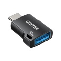 Unitek Adapter USB-C do USB-A 10Gbps kompaktowy szybki czarny