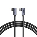 Unitek C14147ABK01-1M kabel USB-C 100W PD 90° kątowy 1m szybki transfer