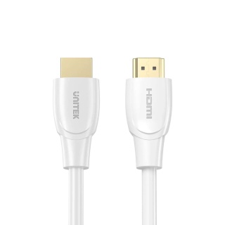 Unitek Kabel HDMI 2.0 4K 0,5m biały HDR ekranowany wysokiej jakości