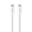 Unitek Kabel USB C PD 100W magnetyczny 1m biały pleciony