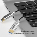 Unitek Kabel optyczny HDMI 2.0 AOC 70 m światłowodowy 4K 60Hz smukły