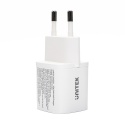 Unitek Ładowarka sieciowa 33W USB C USB A PD QC szybka kompaktowa biała