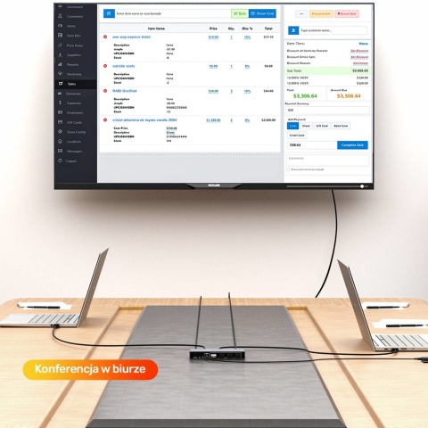 Unitek Przełącznik KVM V1309a 4K 60Hz USB 3.0 HDMI dla 2 komputerów wydajny