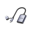 Unitek R1018E01 Czytnik kart 2w1 SD4.0 Micro SD4.0 USB-C USB-A szybki