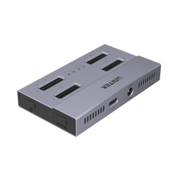 Unitek USB4 4-kieszeniowa stacja dokująca M2 SSD klonująca NVMe 40Gbps