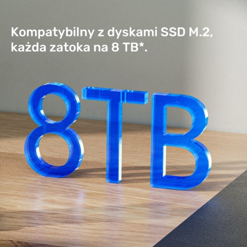 Unitek USB4 4-kieszeniowa stacja dokująca M2 SSD klonująca NVMe 40Gbps