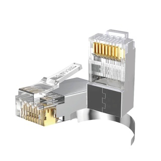 Unitek Wtyk modularny Pass Through RJ45 Cat 7 50szt łatwy montaż